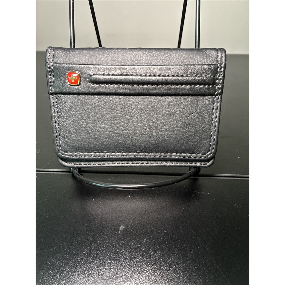 Wenger Black Slim Card Holder 5 Pocket